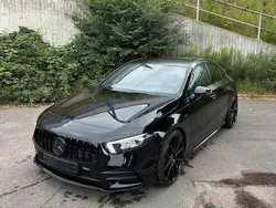 Schwarz Gebraucht 2021 Mercedes A250 AMG line Limousine | 31.900 € (Teuer)