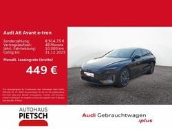 Mythosschwarz metallic Gebraucht 2025 Audi A6 e-tron Performance Kombi | 64.980 €