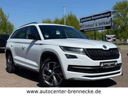 Weiß Gebraucht 2018 Skoda Kodiaq SportLine SUV | 29.950 € (Etwas zu teuer)