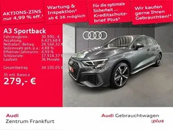 Daytonagrau perleffekt Gebraucht 2023 Audi A3 Sportback e-tron S-Line Limousine | 29.850 € (Fairer Preis)