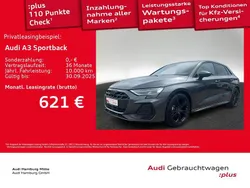 Grau Gebraucht 2025 Audi A3 Sportback S-Line Limousine | 43.450 € (Etwas zu teuer)