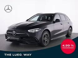 Metalliclack sodalithblau Gebraucht 2024 Mercedes C300e AMG Kombi | 48.685 € (Fairer Preis)