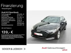 Schwarz Gebraucht 2024 Audi A3 Sportback Limousine | 30.299 € (Fairer Preis)
