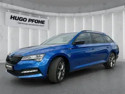Blau Gebraucht 2022 Skoda Superb SportLine Kombi | 39.589 € (Fairer Preis)
