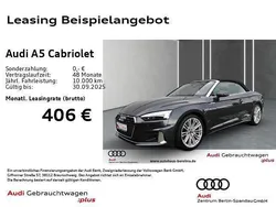 Grau Gebraucht 2024 Audi A5 Cabriolet Sport Cabrio | 43.922 € (Guter Preis)