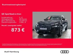 Blau Neu 2025 Audi Q6 Sportback e-tron Sport SUV | 104.835 €