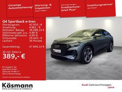 Grau Gebraucht 2022 Audi Q4 Sportback e-tron Ambiente SUV | 42.950 € (Etwas zu teuer)