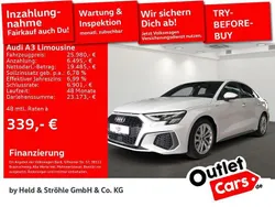 Weiß Gebraucht 2022 Audi A3 Business Limousine | 25.980 € (Fairer Preis)