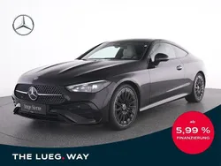 Schwarz metalliclack obsidians Gebraucht 2024 Mercedes CLE200 AMG Coupé | 55.485 € (Fairer Preis)