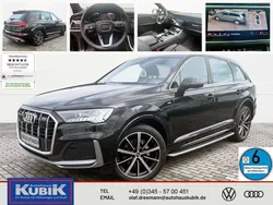 Mythosschwarz metallic Gebraucht 2023 Audi Q7 Advanced SUV | 68.850 € (Etwas zu teuer)