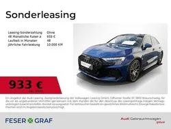 Blau (ascariblau metallic) Gebraucht 2025 Audi RS3 Ambiente Kleinwagen | 73.480 € (Etwas zu teuer)
