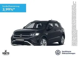 Deep black perleffekt Gebraucht 2024 VW T-Cross Life SUV | 22.850 € (Fairer Preis)