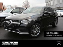 Obsidianschwarz metallic Gebraucht 2020 Mercedes GLC300e AMG Coupé | 42.850 € (Guter Preis)