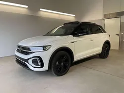 [0qa1] pure white / dac... Gebraucht 2025 VW T-Roc R-line SUV | 43.340 € (Etwas zu teuer)