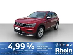 Ruby red met. Gebraucht 2019 VW Tiguan Allspace Highline SUV | 28.410 € (Fairer Preis)
