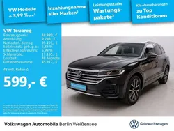 Deep black perleffekt Gebraucht 2021 VW Touareg R-line SUV | 48.989 € (Superpreis)