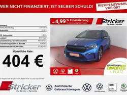 Raceblau metallic (metallic) Gebraucht 2022 Skoda Enyaq iV SportLine SUV | 33.979 € (Fairer Preis)