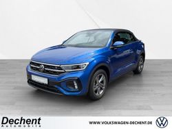 Blau Gebraucht 2023 VW T-Roc Cabriolet R-line Cabrio | 31.990 € (Fairer Preis)