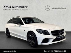 Polarweiß uni Gebraucht 2020 Mercedes C300e AMG line Kombi | 27.970 € (Fairer Preis)