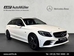Polarweiß uni Gebraucht 2020 Mercedes C300e AMG line Kombi | 28.900 € (Etwas zu teuer)
