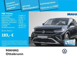Schwarz Gebraucht 2024 VW T-Cross Style SUV | 25.894 € (Fairer Preis)