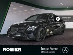 Schwarz / obsidianschwarz (metallic) Gebraucht 2024 Mercedes C200 AMG Coupé | 46.870 € (Teuer)