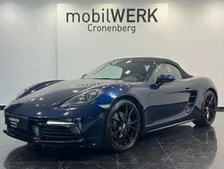 Blau Gebraucht 2017 Porsche Boxster Cabrio | 53.490 € (Etwas zu teuer)