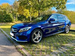 Blau Gebraucht 2015 Mercedes C250 AMG line Kombi | 21.000 € (Etwas zu teuer)