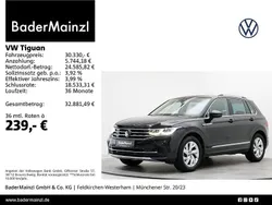 Deep black perleffekt Gebraucht 2023 VW Tiguan Elegance SUV | 30.330 € (Fairer Preis)