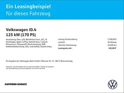 Weiß Neu 2025 VW ID.4 Pure SUV | 46.990 € (Teuer)