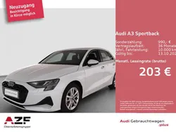 Gletscherweiß metallic Gebraucht 2025 Audi A3 Advanced Plus | 28.180 € (Fairer Preis)