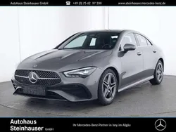 lack mountaingrau Gebraucht 2024 Mercedes CLA200 AMG line Coupé | 35.900 € (Guter Preis)