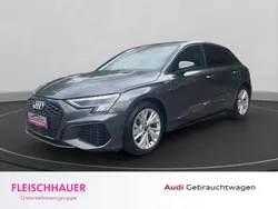 Grau Gebraucht 2024 Audi A3 Sportback S-Line Limousine | 34.980 € (Guter Preis)
