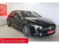 Schwarz Gebraucht 2018 Mercedes A200 AMG line Limousine | 21.490 € (Fairer Preis)