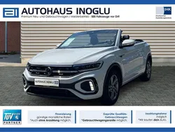 Weiß pure white Gebraucht 2023 VW T-Roc Cabriolet R-line Cabrio | 24.980 € (Superpreis)