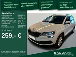 Moonweiß perleffekt Gebraucht 2018 Skoda Karoq Style SUV | 21.889 € (Fairer Preis)