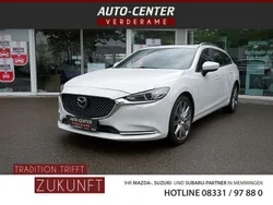 Rhodium white Gebraucht 2023 Mazda 6 Takumi-Line Kombi | 29.790 € (Fairer Preis)