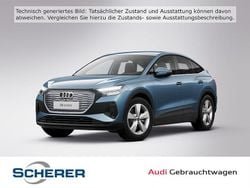 Geysirblau metallic (metallic) Gebraucht 2022 Audi Q4 Sportback e-tron Advanced SUV | 24.380 € (Guter Preis)