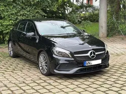 Schwarz Gebraucht 2016 Mercedes A180 AMG line Limousine | 16.990 € (Etwas zu teuer)