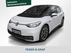 Gletscherweiß metallic schwarz Gebraucht 2021 VW ID.3 Pro Performance Kleinwagen | 18.940 € (Guter Preis)