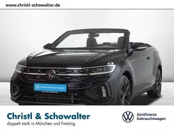 Schwarz Gebraucht 2024 VW T-Roc Cabriolet R-line Cabrio | 37.410 € (Etwas zu teuer)
