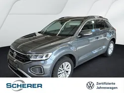 Indiumgrau metallic (metallic) Gebraucht 2024 VW T-Roc Life SUV | 22.800 € (Guter Preis)