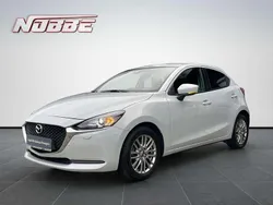 Mondsteinweiß metallic Gebraucht 2021 Mazda 2 Kizoku Kleinwagen | 14.980 € (Fairer Preis)