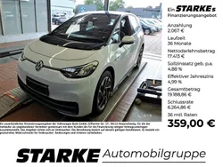 Weiß Gebraucht 2021 VW ID.3 Pro Performance Kleinwagen | 19.480 € (Fairer Preis)