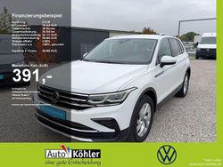 Pure white Gebraucht 2022 VW Tiguan Elegance SUV | 28.680 € (Guter Preis)