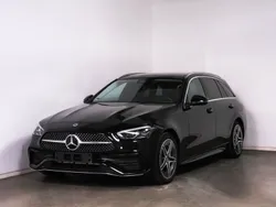 Obsidianschwarz Gebraucht 2024 Mercedes C300e AMG Limousine | 47.990 € (Superpreis)