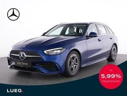 Blau Gebraucht 2022 Mercedes C200 AMG Limousine | 33.935 € (Etwas zu teuer)