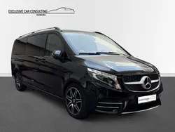 Obsidianschwarz metallic Gebraucht 2022 Mercedes V250 AMG line Van / Kleinbus | 63.990 €