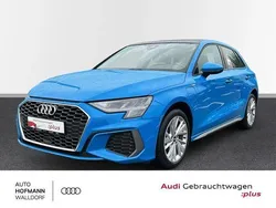 Turboblau Gebraucht 2021 Audi A3 Sportback e-tron S-Line Limousine | 21.430 € (Superpreis)