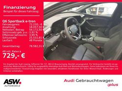 Daytonagrau perleffekt Gebraucht 2025 Audi Q6 Sportback e-tron S-Line SUV | 72.230 € (Etwas zu teuer)